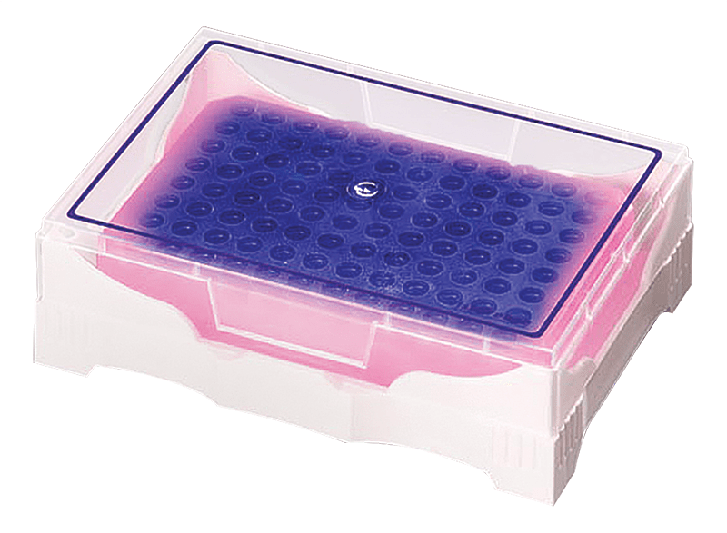 PCR  96孔 低溫保溫操作盒 Color-Change Rack